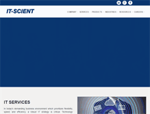 Tablet Screenshot of itscient.com